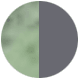 Bobles - Mørk grøn og grå marmor